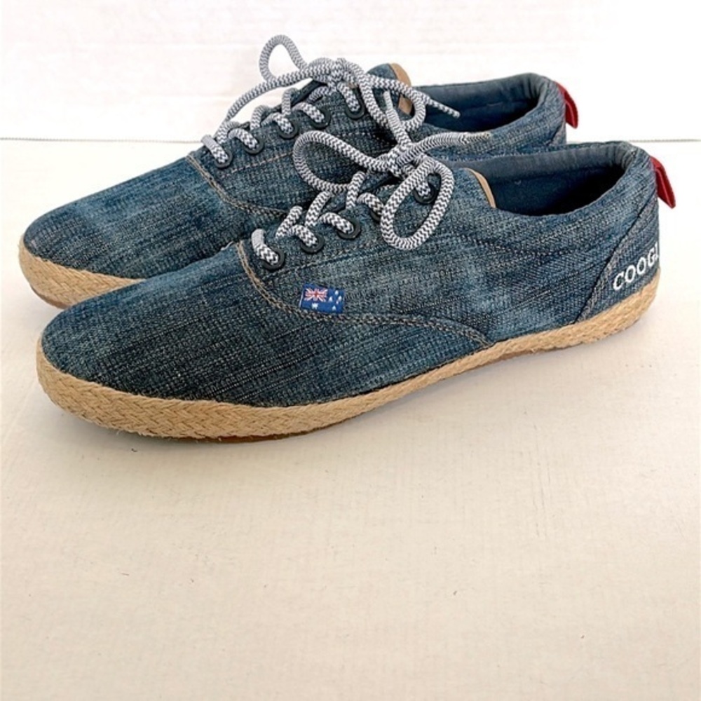 Coogi Blue Australian espadrille Sneakers men’s 10 NAVY